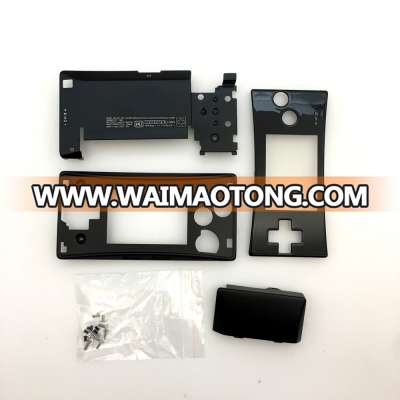 Wholesale Black Chrome Plating Full Housing Shell Case Front Bottom Case Cover for Nintendo Gameboy Micro GBM